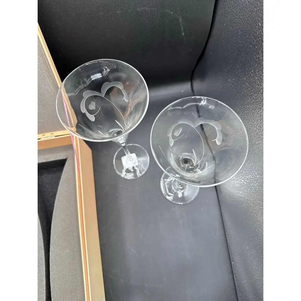 Yours Truly Flute Glass Set- Marquis by Waterford - in box - Picture 6 of 6